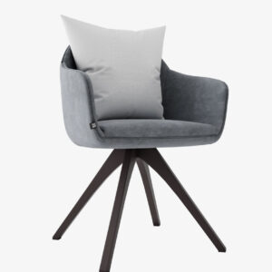 The "Azure" Velvet Wingback