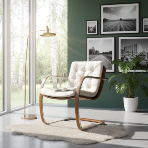 Mid-Century Modern Sculptural Lounge Chair